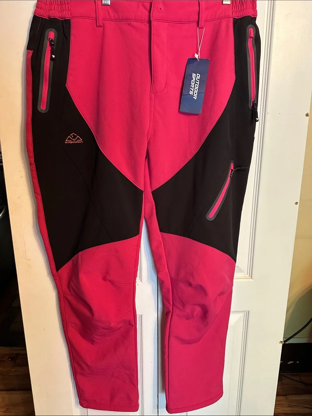 Pink & Black Fleece Joggers